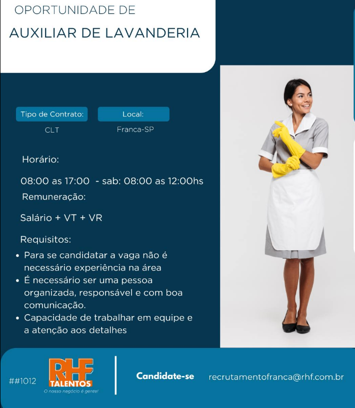Auxiliar de Lavanderia