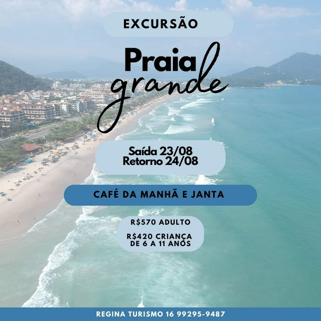 Excursão para Praia Grande/SP