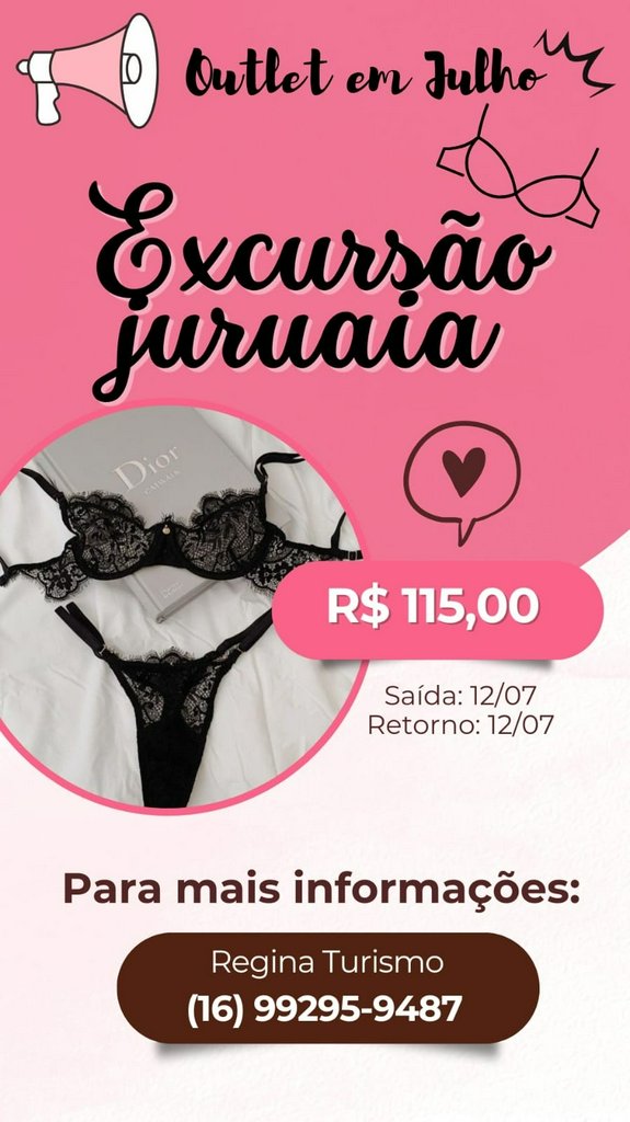 Outlet em Julho – Excursão para Juruaia/MG