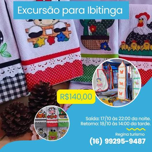 Excursão para Ibitinga – Capital Nacional do Bordado