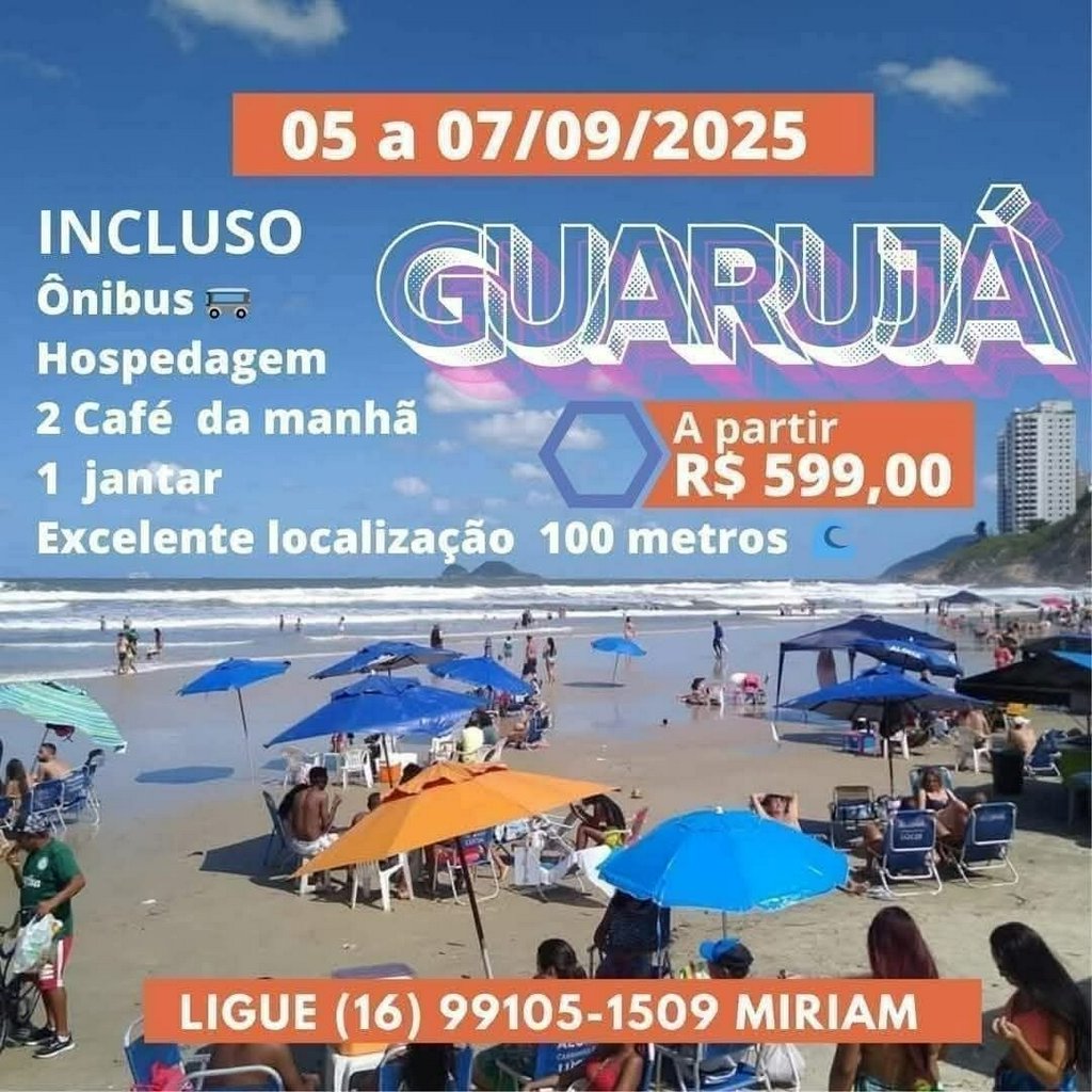 EXCURSÃO GUARUJÁ