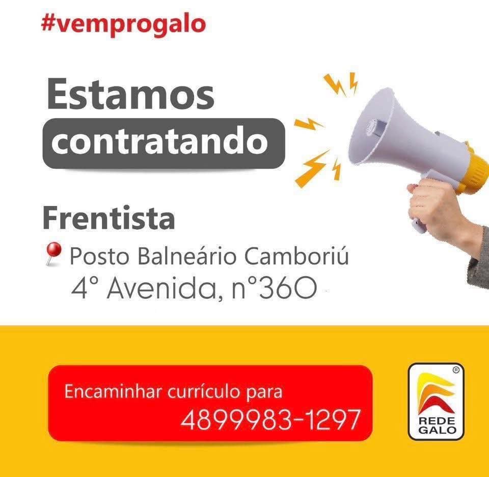  VAGAS ABERTAS – REDE DE POSTOS GALO