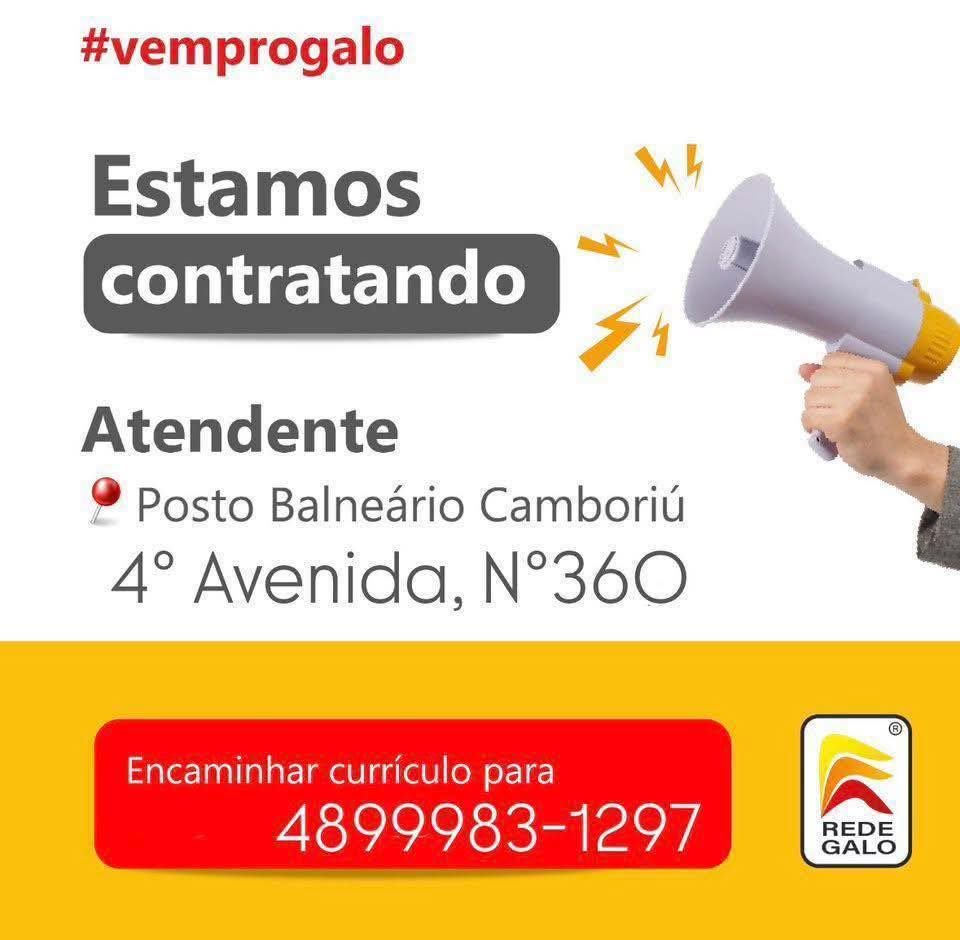 Atendente de Loja – REDE DE POSTOS GALO