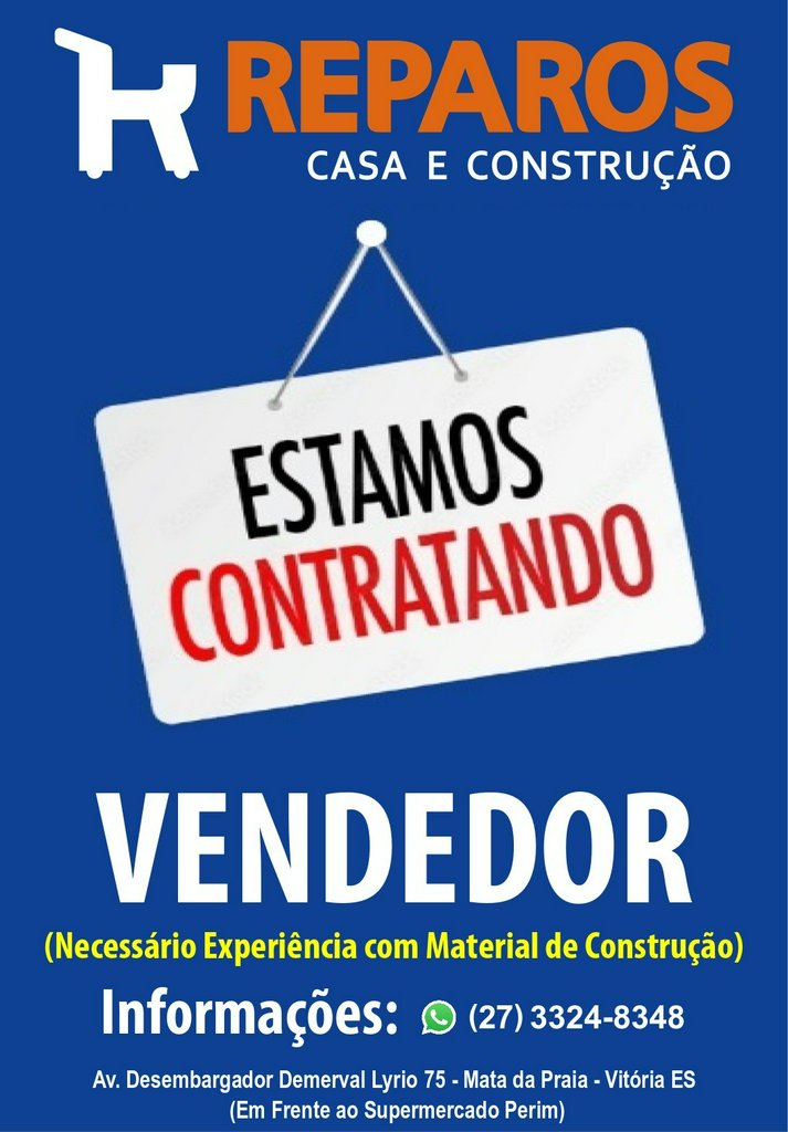 Venha fazer parte da nossa equipe!