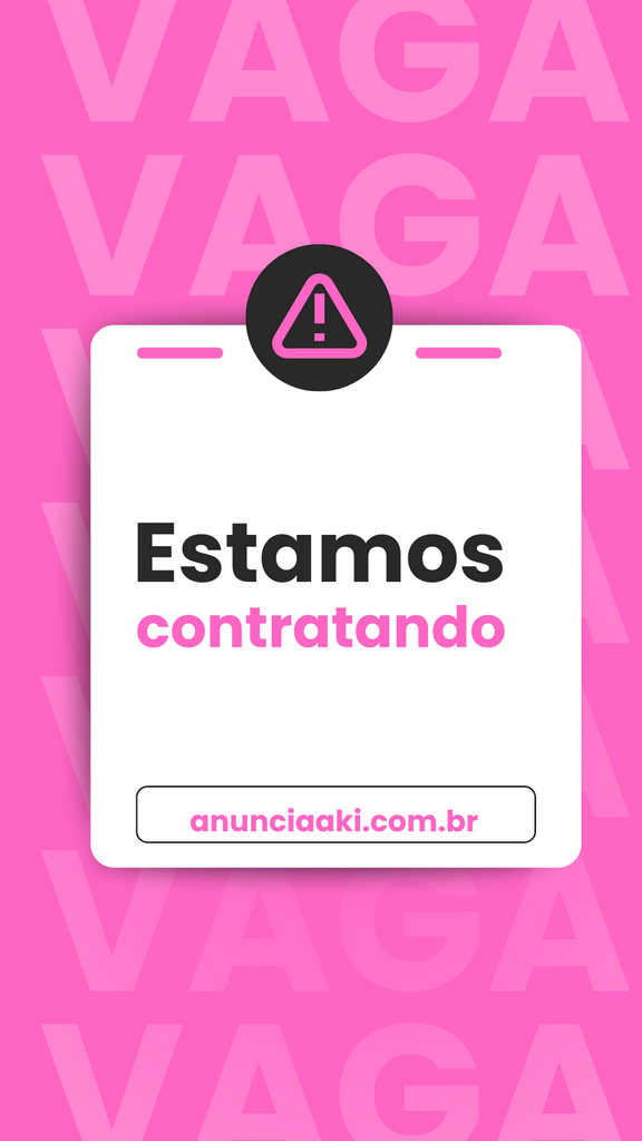 VAGA DE EMPREGO – ATENDENTE DE RESTAURANTE