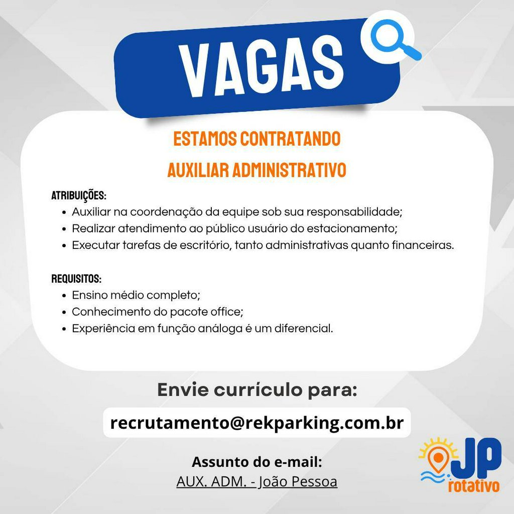 Empresa Rek parking  contrata!